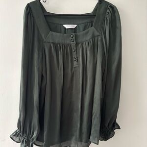LC Lauren Conrad Henley Squareneck
Peasant Top